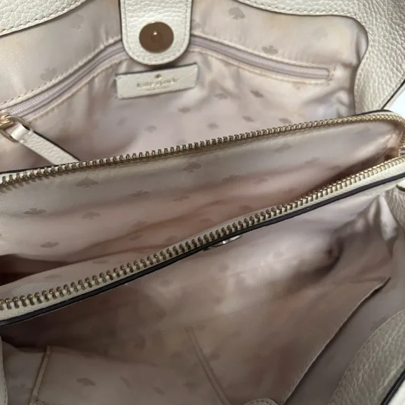 Kate Spade Woven Brown and Cream Shoulder Bag - Picture 4 of 9